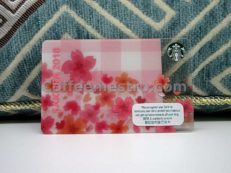 Starbucks Hong Kong Cherry Blossom 2018 Card