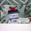 Starbucks Hong Kong Christmas Snowman Card