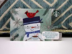 Starbucks Hong Kong Christmas Snowman Card