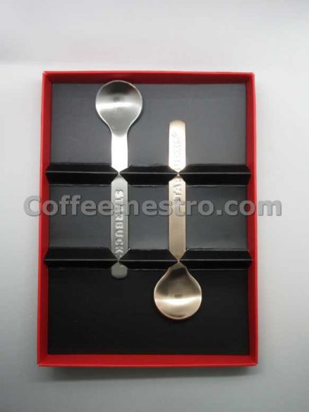 Starbucks Hong Kong Christmas Spoon Set of 2