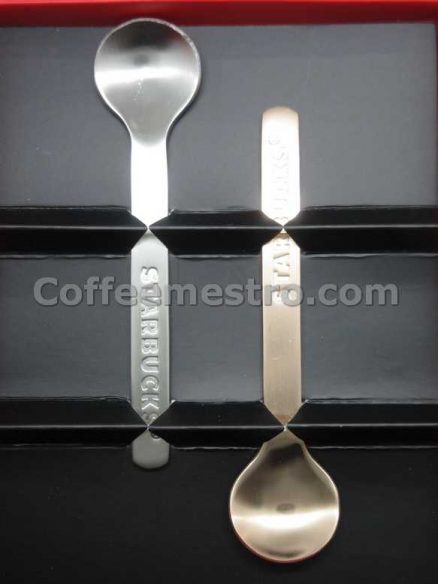 Starbucks Hong Kong Christmas Spoon Set of 2