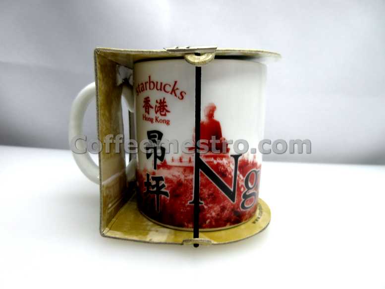 Starbucks Hong Kong (The Big Buddha  Tian Tan Buddha) 3oz Ceramic Mug |  Collectible Mug or Teaware | Unique Gift & Quality Piece