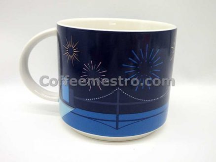 Starbucks Korea 414ml Busan "Night Fireworks" Demi Mug (Discontinued Edition)