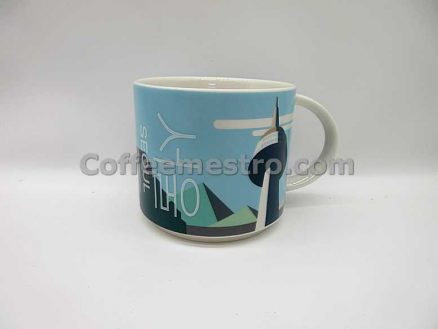 Starbucks Korea 414ml Seoul "N Seoul Tower" Demi Mug (Discontinued Edition)