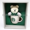 Starbucks Macau Bearista Bear KeyChain & 3oz Coffee Mug