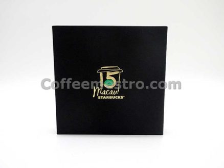 Starbucks Macau Year 2017 15th Anniversary Coaster Set of 2