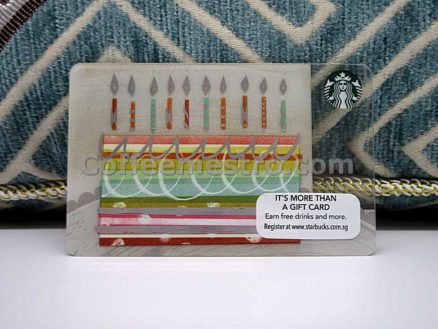 Starbucks Singapore Birthday Card