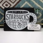 Starbucks Singapore Coffee Cup Card