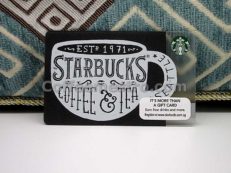 Starbucks Singapore Coffee Cup Card