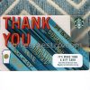 Starbucks Singapore Thank You Card