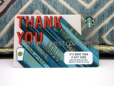 Starbucks Singapore Thank You Card