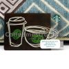 Starbucks South Korea Coffee Cups Card