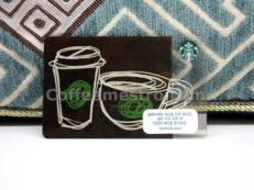 Starbucks South Korea Coffee Cups Card