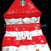 Starbucks Taiwan Christmas Hanging Advent Calendar Bag with 3 Pins Box Set