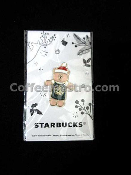 Starbucks Taiwan Christmas Hanging Advent Calendar Bag with 3 Pins Box Set