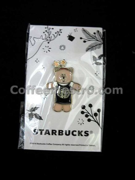 Starbucks Taiwan Christmas Hanging Advent Calendar Bag with 3 Pins Box Set