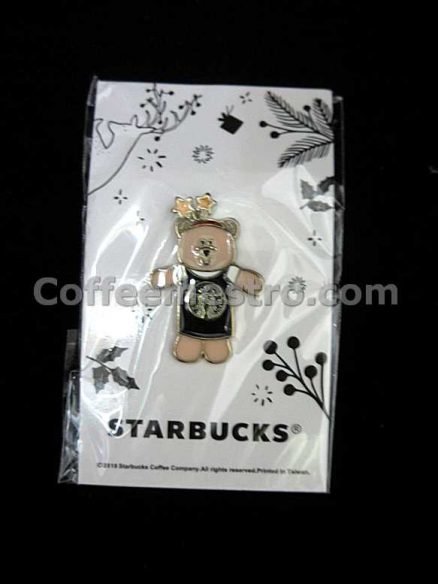 Starbucks Taiwan Christmas Hanging Advent Calendar Bag with 3 Pins Box Set