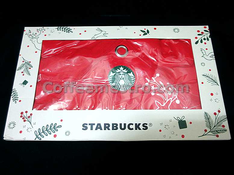 Starbucks Taiwan Christmas Hanging Advent Calendar Bag with 3 Pins Box
