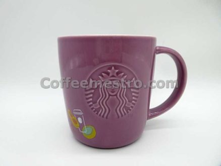 Starbucks Taiwan Coffee Journey 14oz Purple Mug