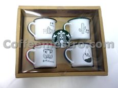 Starbucks Taiwan Location Mugs Set of 4 in Box