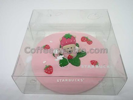 Starbucks Taiwan Silicone Strawberry Bear Mug Cover