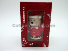 Starbucks Taiwan Teddy Bear Ornament (Christmas Santa Claus Edition)