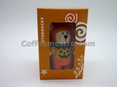 Starbucks Taiwan Teddy Bear Ornament (Halloween Pumpkin Edition)