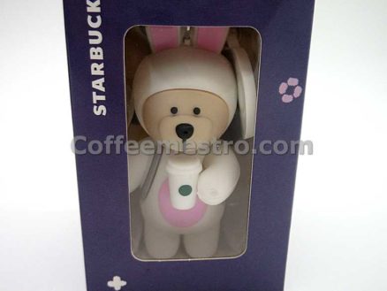 Starbucks Taiwan Teddy Bear Ornament (Mid–Autumn Festival Rabbit Edition)