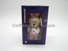 Starbucks Taiwan Teddy Bear Ornament (Mid–Autumn Festival Rabbit Edition)