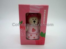 Starbucks Taiwan Teddy Bear Ornament (Strawberry Edition)