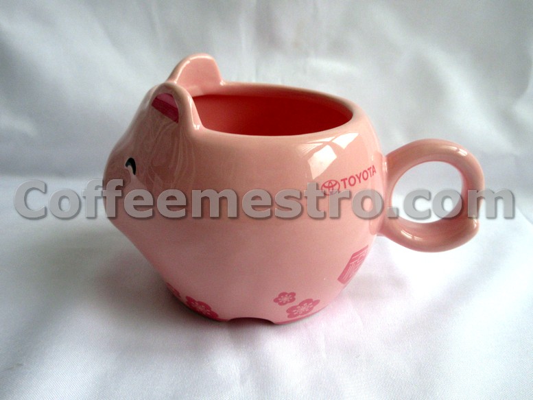 Toyota Hong Kong Pig Graphic Ceramic Teapot Set Limited Edition